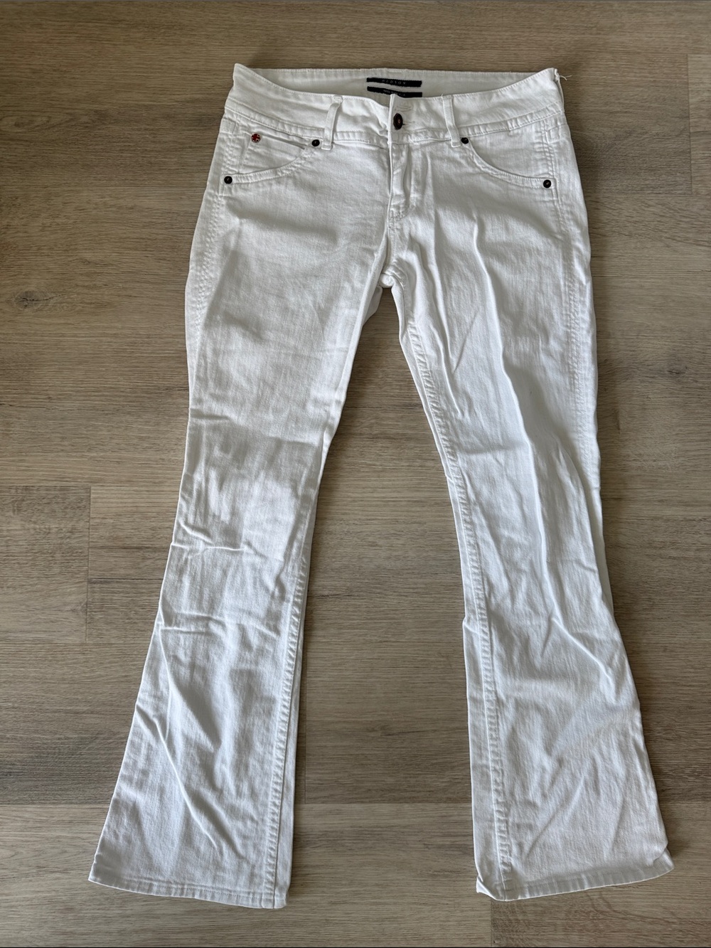 Hudson Jeans White Boot Cut Jeans